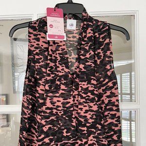 CABI 9-5 Blouse Size S NWT